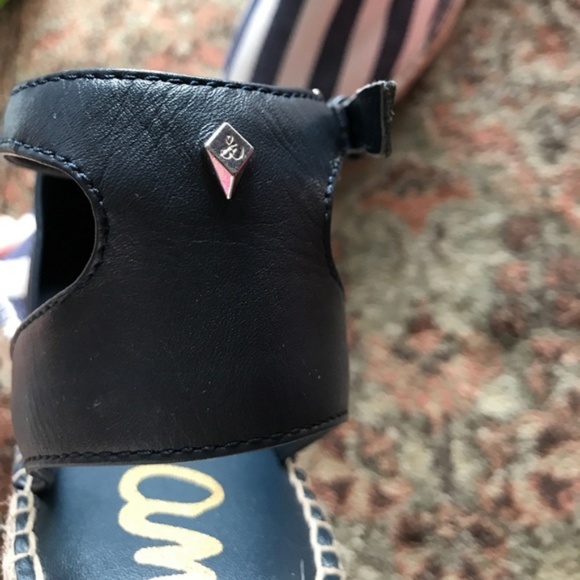 Sam Edelman Vivian Navy Espadrilles Open San - Picture 3 of 7